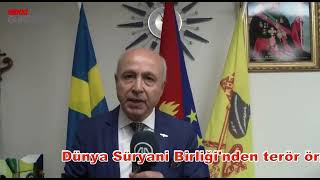 Dünya Süryani Birliğinden Terör Örgütü Pkkypg Destekçilerinin İsveçteki Provokasyonu Kınadı