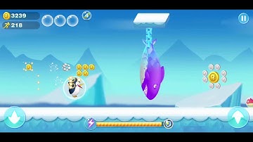 Super Penguin Run - Level 1 to 5 | Penguin Game Android Gameplay