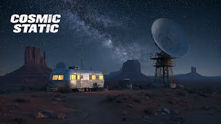 COSMIC STATIC | Day & Night Loner Outpost | Calm Sci-Fi Ambient for Focus & Sleep