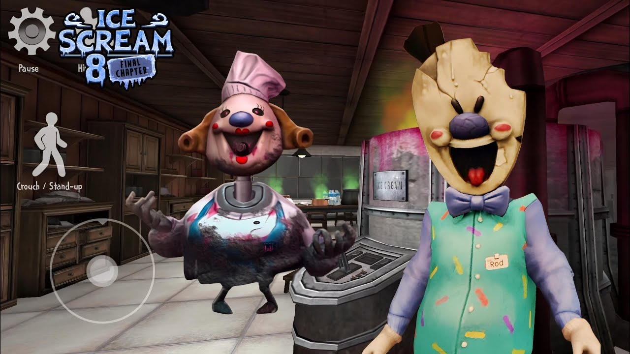 Ice Scream Rope Ice Scream 8 Rod In Ice Scream 6 Full Gameplay - YouTube