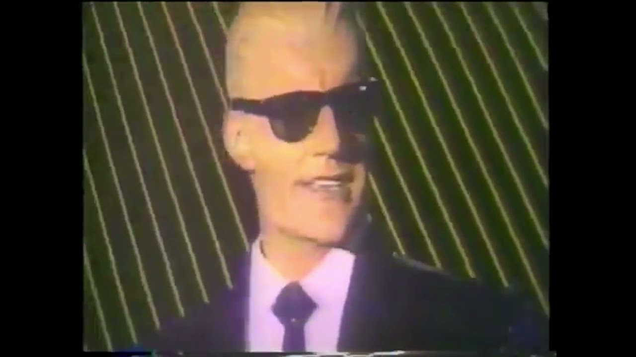 MAX HEADROOM Pop Quiz Free T-Shirt Offer - Catch The Wave - Coke - TV Commercial 1986