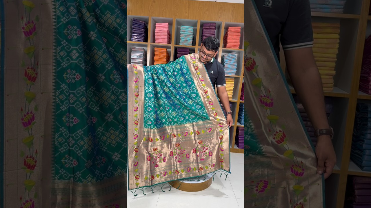 Royal Kanchivaram Patola Paithani Silk Saree