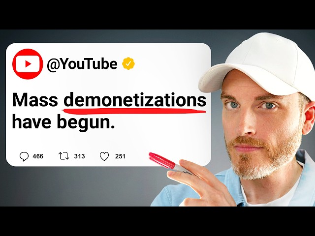YouTube desmonetiza canales masivamente por contenido automatizado