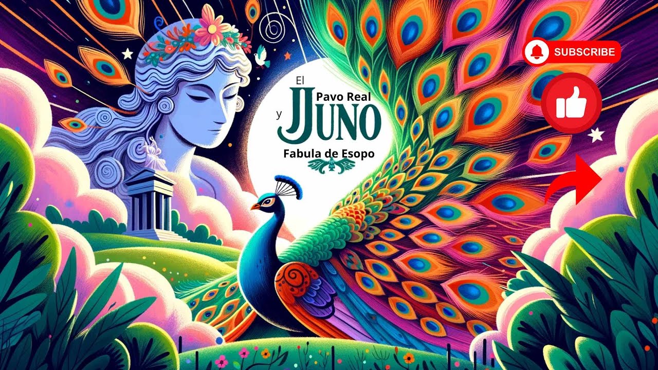 040 Der Pfau und Juno, eine Fabel von Aesop