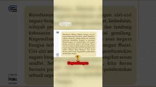 Kesultanan Melaka: Asas Negara Bangsa Malaysia