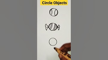 Circle ⭕ Objects #shorts #drawings #circle