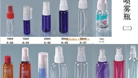 100ml spray bottle sorting filling plugging and capping equipment  for liquid piston filler video