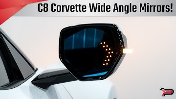 C8 Corvette Wide Angle Convex Mirrors - Paragon Performance