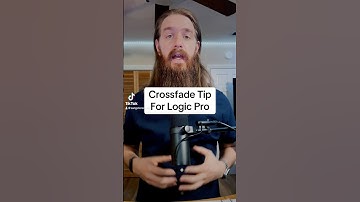 How to add cross fades quickly in Logic Pro. #musicproduction #logicprox