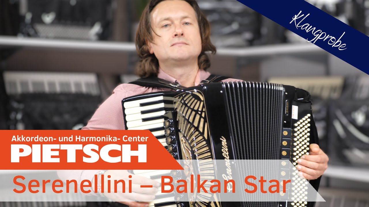 Akkordeon - Serenellini Balkan Star - Klangprobe