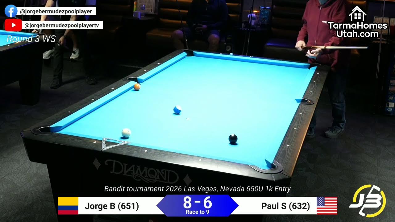 Image of video the Round 3,Jorge Bermudez (650) vs Paul Silva (632) Bandit tournament 2026 Las Vegas, Nevada 2
