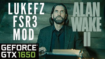 Alan Wake 2 using LukeFz FSR3 Framegen Mod | Gtx 1650 Laptop #gtx1650 #alanwake2 #fsr3