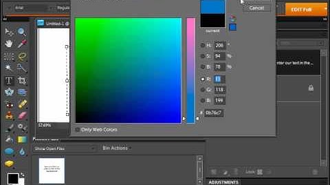 Photoshop Elements 9.0 Tutorial Selecting Text Adobe Training Lesson 11.3