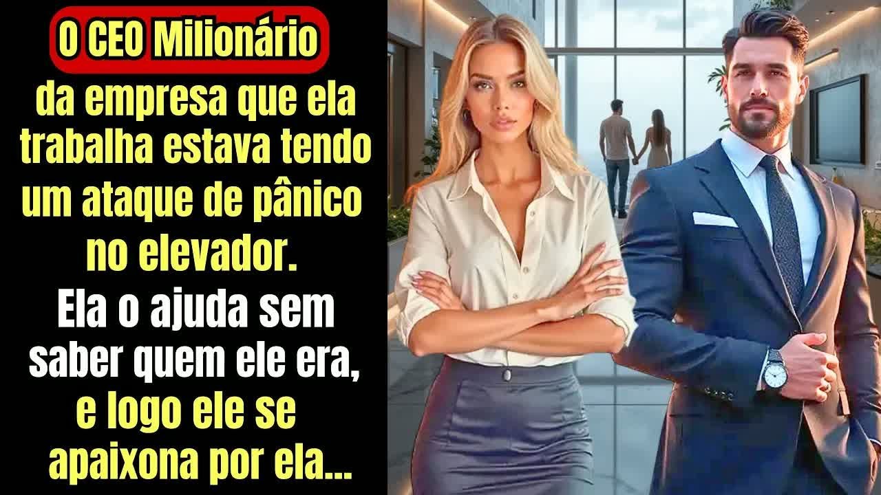 O CEO da empresa que ela trabalha estava tendo um ataque de pânico no elevador. Ela o ajuda sem...