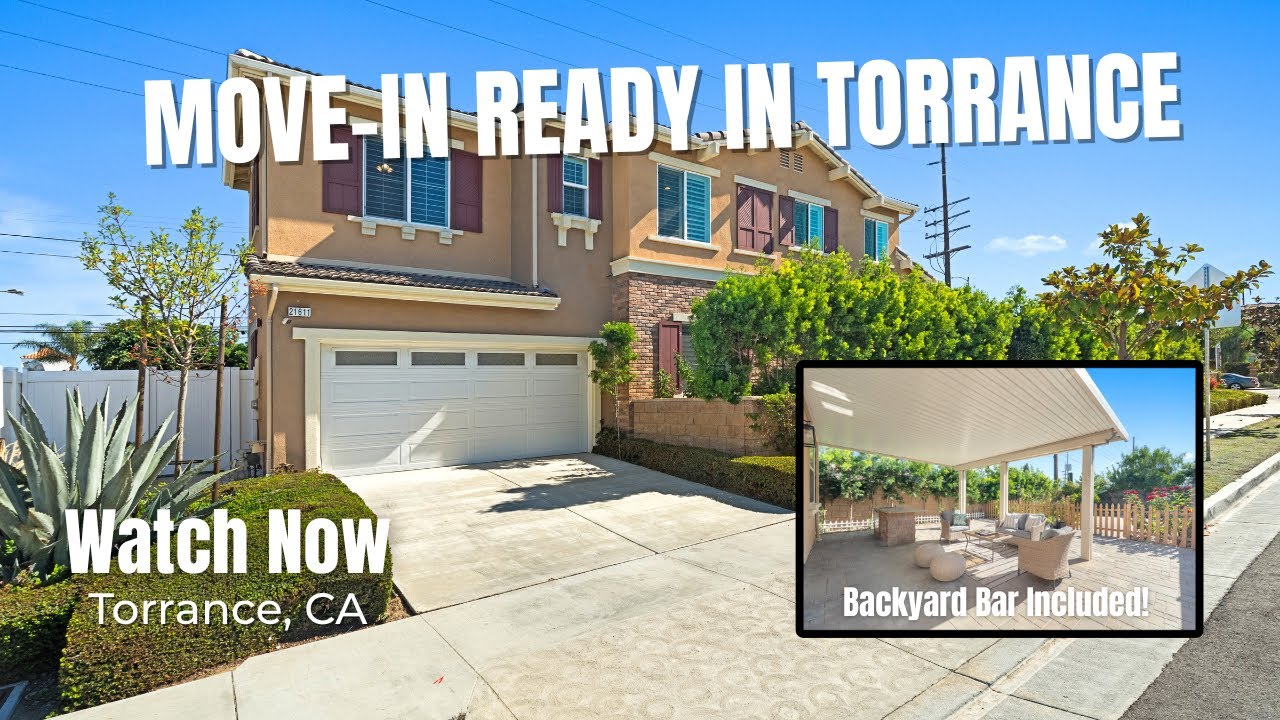 Inside This Spacious Torrance Home for Sale | 4 Beds, Bonus Room + Backyard Bar!