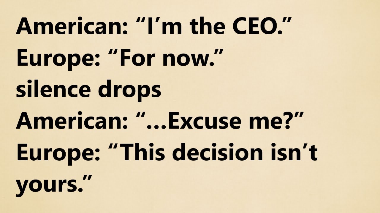 When American CEOs Discover Europe Doesn’t Let Them Fire People