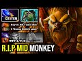How to Solo Mid Earthshaker in 7.27a with First Item Scepter + Nonstop Totem 100% Zero Farm For MK