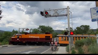 Dgrw 101 Not In Service Train, E. 32Nd St. Railroad Crossing Durango, Co