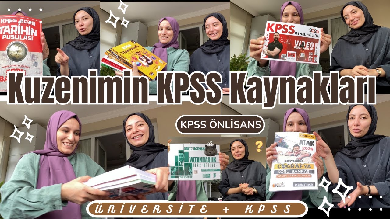 Kuzenimle KPSS Kaynaklarını İnceliyoruz 🎓📚 | KPSS Önlisans & Lisans Sohbeti
