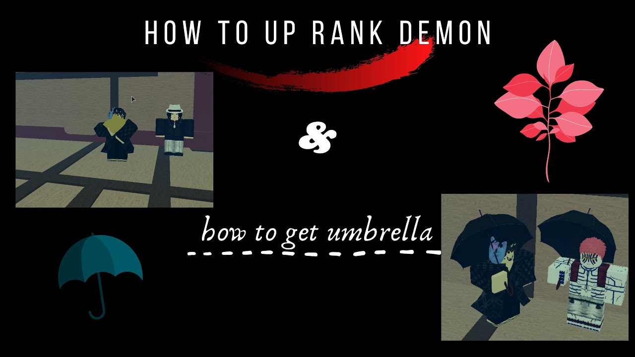 How to up rank demon 👹 & how to get umbrella ☂ New Boss Slayer's Legacy 