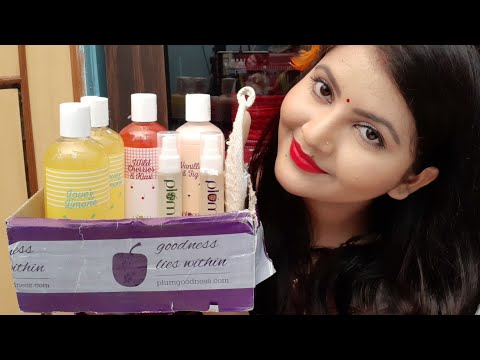 Plum goodness new launch product haul | shower gel | body wash | mini face mist | summer skin care |