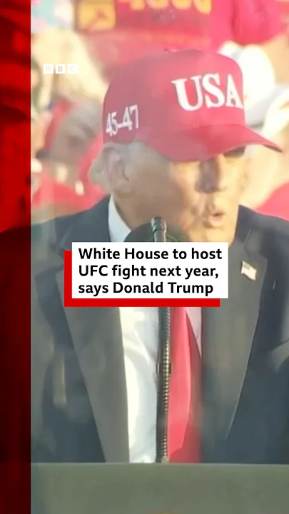 White House to host UFC fight, Donald Trump announces. #UFC #DonaldTrump #BBCNews