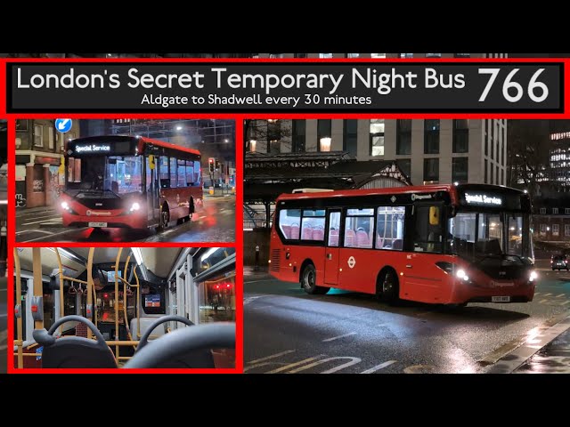 London had a SECRET Temporary Night Bus? The 766 Explained