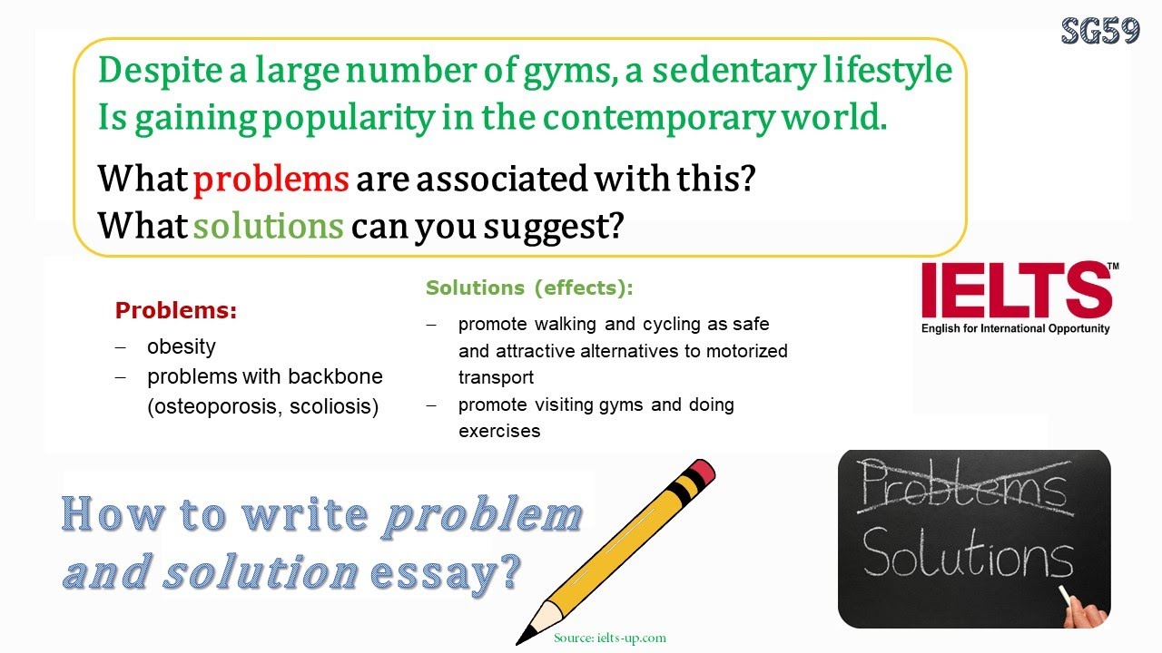 problem and solution essay band 9