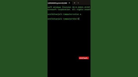 cmd hacksShareD TECH RAASHI@TechRaashiSubscribeCmd hacks#commandprompt #gadget #tech #cmd