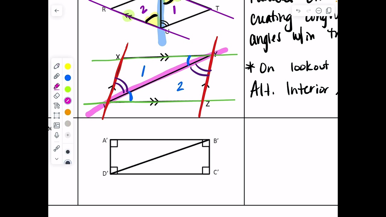 Triangle congruence Other ways to get sides and angles
