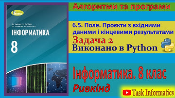 6.5. Поле. Задача 2 (Python) | 8 клас | Ривкінд
