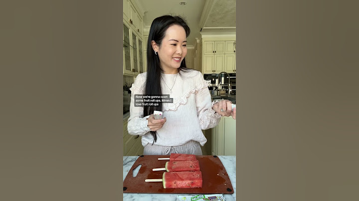 How to make watermelon fruit rollup popsicles