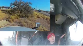 Watch the entire video to understand the importance of seat belts in this horrible accident.