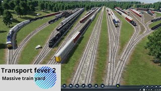 Transport fever 2 - building the rail layout of a massive freight yard