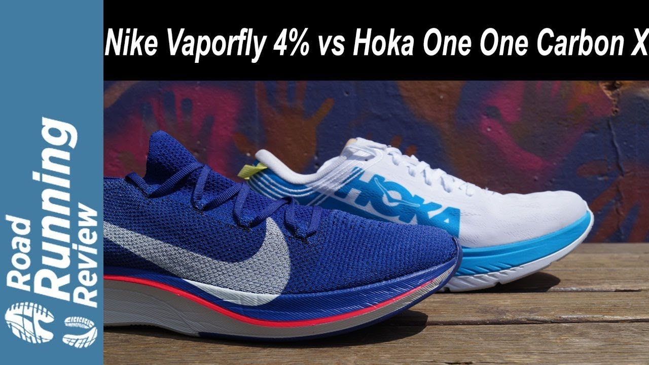 Nike Vaporfly 4% vs Hoka One One Carbon X | El carbono no está hecho todo el mundo - YouTube