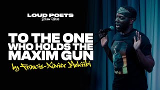 Francis-Xavier Mukiibi - To The One Who Holds the Maxim Gun || Spoken Word Poetry ||
In 2024-25 were holding our third annual Loud Poets Slam Series, a nation-wide tournament across Scotland and England culminating in a Grand Slam Final with a £3,000 prize! Sign up for our Regional Heats, book tickets, and learn more here: https://www.iamloud.co/slam
On 27 June 2025, we held our London Heat in partnership with Process Productions!
From Francis-Xavier Mukiibi, a transfixing, masterful piece about gun violence.
Learn more about Francis-Xavier Mukiibis work via https://fxmpoetry.com
Were so grateful to Process Productions for partnering with us on this slam! Created by Tyrone Lewis, Process Productions are primarily documenting the poetry/spoken word scene. As well as documenting what already exists in the scenes, filming live events and taking event photography, Process Productions also aims to create new content like New Shit, an open mic documentary focusing on the London Poetry Scene and Scores Please, a documentary series following the slam poetry world and poets feelings regarding different aspects of it. They also run a regular spoken word event series in London. Subscribe to their YouTube channel @ProcessProductions and learn more via https://www.processproductions.net/
Thank you to Creative Scotland and the National Lottery for supporting the Loud Poets 2024-25 Season.
Thanks for watching! If you want to see more from us, please Like this video, Subscribe to our channel, and ring the Bell Icon to be notified when we release new videos.
For access to full-length Loud Poets shows, including over 50 shows in our back catalogue, and other exclusive digital content, consider joining our YouTube channel as a Member for just £4.99/month! Sign up here: https://www.youtube.com/channel/UCjsTBHEZdBYPXPdLwtCAJcw/join
You can also join our Patreon at £5/month for access to our full-length Loud Poets shows and other exclusive digital content, or £10/month for that access plus entry into our Loud Poets Writing Club, an online creative community of writers and performers with monthly workshops, feedback sessions, and tailored support. Sign up: https://www.patreon.com/c/iamloud/
Learn more about our live events, workshops, and digital programming via our website https://iamloud.co and our Linktree https://linktr.ee/IAmLoudPro
Sign up to our newsletter: https://eepurl.com/dxzKIL
Follow us on social media:
Facebook: https://www.facebook.com/IAmLoudPro
BlueSky: https://bsky.app/profile/iamloudpro.bsky.social
Instagram: https://www.instagram.com/IAmLoudPro
#PerformancePoetry #SpokenWord #ScottishPoetry Francis-Xavier Mukiibi - To The One Who Holds the Maxim Gun || Spoken Word Poetry ||