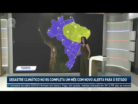 Desastre climático no Rio Grande do Sul completa um mês com novo alerta para o estado | Canal Rural