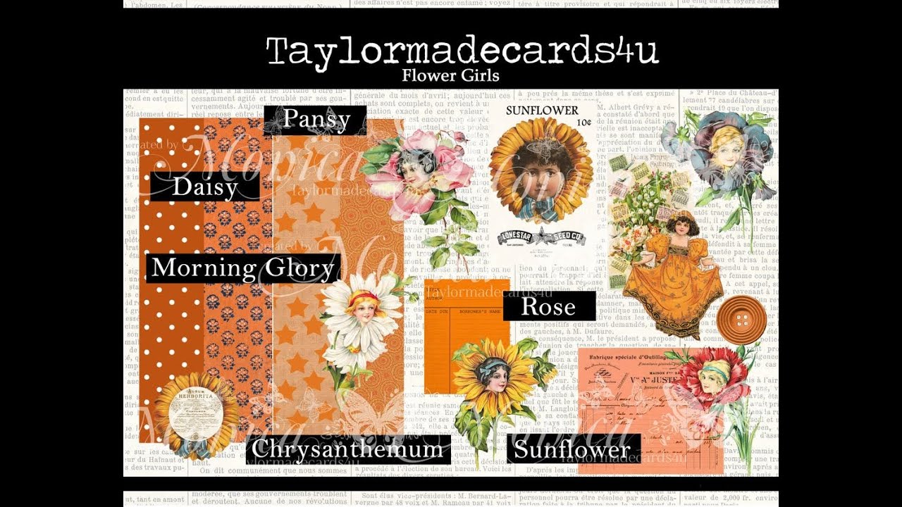 Orange & Black Theme| Handmade Cards | Autumn | Digital Kit | Video Hop