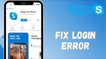How to Fix Skype Login Error |  Problem 2021
