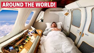 Flying First Class to Every Continent in 7 days image