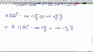 Discrete Math 2 -Tutorial 28 -Complex Root Recurr Relation 2