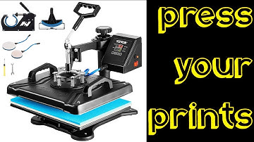 Mounting Prints  With the VEVOR 5-in-1 Press