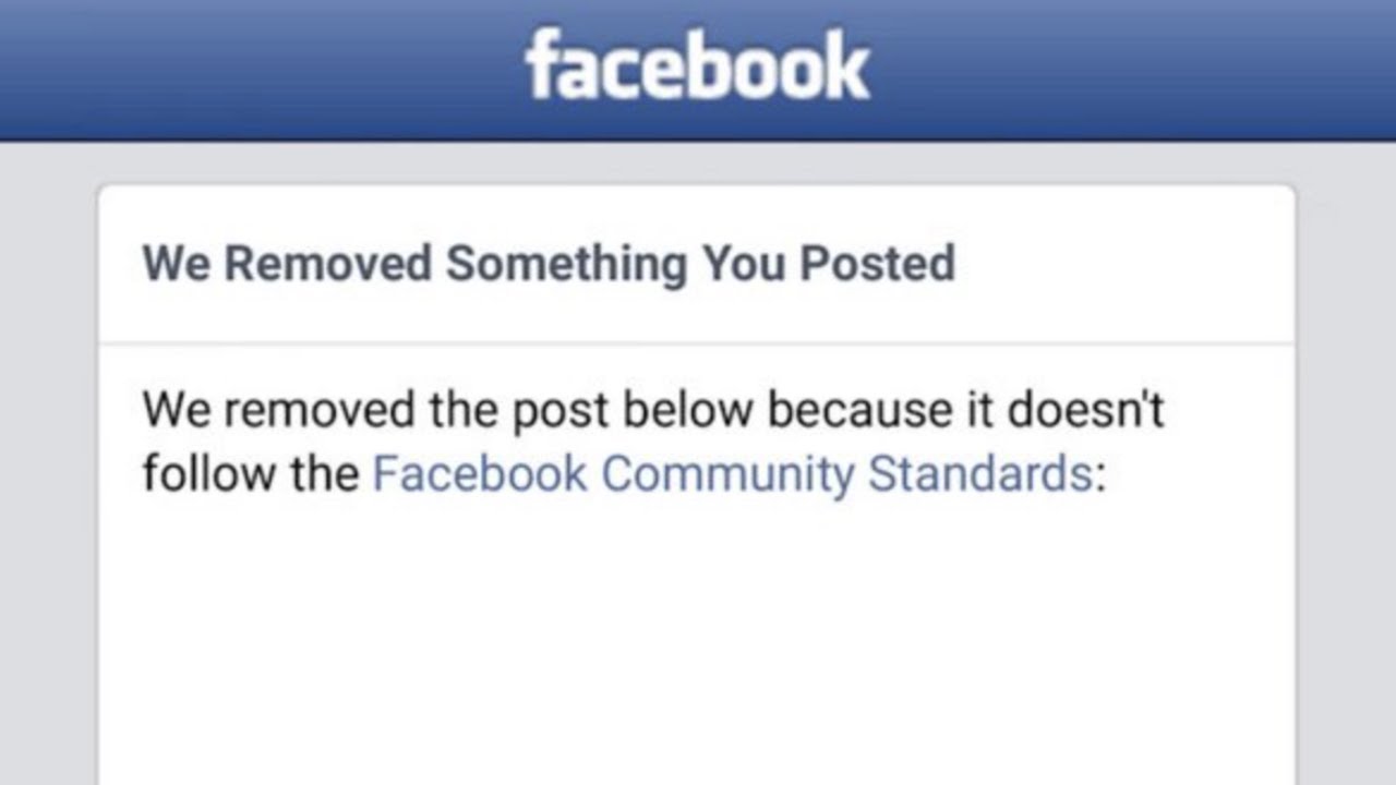What is removed. Removed. To remove something. Moderation assist Facebook. Opincuta anslamblu Facebook.