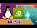 Майнинг эфир 4 гигабайт linux Ubuntu mining eth 4gb Ethereum card Nvidia fan speed fan control