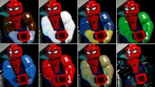 Spider-Man (MCU) Performs Hulk Transform Animation w/ All Big-Fig Characters in LEGO Marvel Avengers