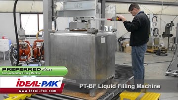 Ideal-Pak PT-BF Liquid Filling Machine for Drums and Totes