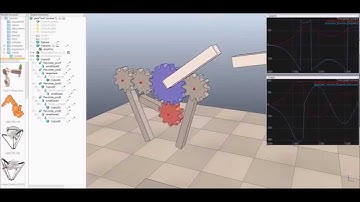 Robot Simulator V-REP: Gear mechanism