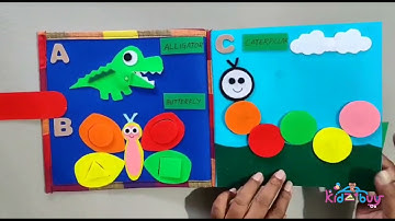 Alphabets Busy Book I ABC Quiet book for kids available at Kidzbuy