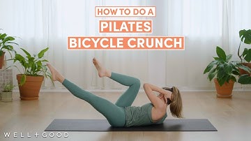 How to do A Pilates Bicycle Crunch | The Right Way | Well+Good