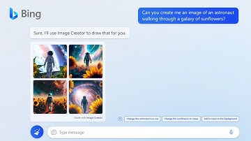 Bing Image Creator, Stories, and Knowledge Cards 2.0